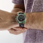 Patek Philippe Grand Complications 5271/13P-001 Perpetual Calendar Moon Phases Platinum Emerald Bezel Black Dial - Image 3