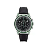 Patek Philippe Grand Complications 5271/13P-001 Perpetual Calendar Moon Phases Platinum Emerald Bezel Black Dial - Image 2