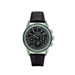 Patek Philippe Grand Complications 5271/13P-001 Perpetual Calendar Moon Phases Platinum Emerald Bezel Black Dial