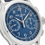 Patek Philippe Grand Complications 5370P-011 Split-Seconds Chronograph Platinum Blue Dial - Image 9