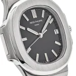 Patek Philippe Nautilus 3711/1G-001 Date White Gold Black Dial - Image 10