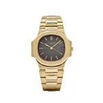 Patek Philippe Nautilus 3800/1 Yellow Gold Black Dial (1983) - Image 2