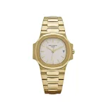 Patek Philippe Nautilus 3800/1J-001 Yellow Gold White Dial - Image 2