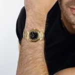 Patek Philippe Nautilus 3800/1J-017 Yellow Gold Black Dial (2003) - Image 4