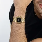 Patek Philippe Nautilus 3800/1J-017 Yellow Gold Black Dial (2003) - Image 3