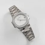 Patek Philippe Nautilus 3800/4G-001 White Gold White Dial Diamond Set (2004) - Image 7