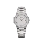 Patek Philippe Nautilus 3800/4G-001 White Gold White Dial Diamond Set (2004)