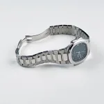 Patek Philippe Nautilus 3900/1A ‘Ladies’ Quartz Stainless Steel Blue Dial - Image 7