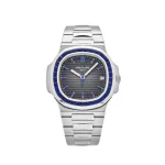 Patek Philippe Nautilus 5711/111P-001 Platinum Blue Sapphire - Image 2