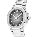 Patek Philippe Nautilus 7118/1A-011 'Ladies' Stainless Steel Smoke Grey Dial - Image 4