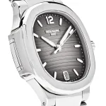 Patek Philippe Nautilus 7118/1A-011 'Ladies' Stainless Steel Smoke Grey Dial - Image 6