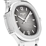 Patek Philippe Nautilus 7118/1A-011 'Ladies' Stainless Steel Smoke Grey Dial - Image 5