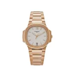 Patek Philippe Nautilus 7118/1R-001 ‘Ladies’ Automatic Rose Gold Silvery Opaline Dial (2024)