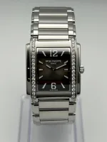 Patek Philippe Twenty-4 'Ladies' 4910/1200A-010 Quartz Stainless Steel Gray Dial Diamond (2023) - Image 8