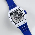 Richard Mille RM 055 Bubba Watson Japan Edition White Ceramic Titanium Blue Rubber (2015) - Image 5