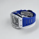 Richard Mille RM 055 Bubba Watson Japan Edition White Ceramic Titanium Blue Rubber (2015) - Image 9