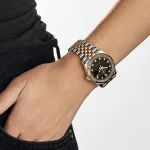 Rolex Datejust 126231 Rose Gold Stainless Steel Black Diamond Dial - Image 4