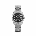 Rolex Datejust 126234 White Gold Stainless Steel Black Dial Jubilee