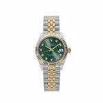 Rolex Datejust 278273 ‘Ladies’ Yellow Gold Stainless Steel Green Dial (2023)