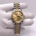 Rolex Datejust 278273 ‘Ladies’ Yellow Gold Stainless Steel Champagne Dial - Image 2