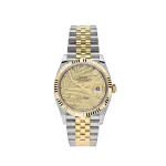 Rolex Datejust 126233 Stainless Steel Yellow Gold Palm Motif Dial Jubilee