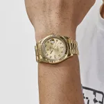 Rolex Day-Date 218238 Yellow Gold Champagne Diamond Dial - Image 4