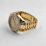 Rolex Day-Date 218398 Yellow Gold Champagne Dial Diamond Bezel - Image 13