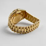 Rolex Day-Date 218398 Yellow Gold Champagne Dial Diamond Bezel - Image 16