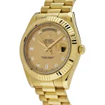 Rolex Day-Date 218238 Yellow Gold Champagne Diamond Dial - Image 5