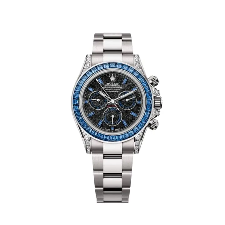 rolex-daytona-white-gold-silver-sheen-obsidian-dial-sapphire-bezel-2025-rolex-1153671942 Rolex Daytona 126599TSA White Gold Silver Sheen Obsidian Dial Sapphire Bezel (2025) - Image 1