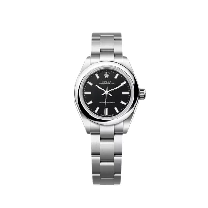 Rolex Oyster Perpetual 276200 ‘Ladies’ Stainless Steel Black Dial (2025)