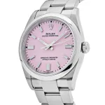 Rolex Oyster Perpetual 126000 Stainless Steel Candy Pink Dial - Image 8