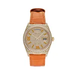 Rolex Oyster Perpetual Day Date 128158RBR Yellow Gold Diamond Set