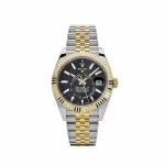 Rolex Sky-Dweller 326933 Stainless Steel Yellow Gold Jubilee Black Dial
