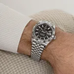 Rolex Sky-Dweller 326934 Stainless Steel Black Dial Jubilee - Image 3