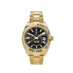 Rolex Sky-Dweller 326938 Yellow Gold Black Dial