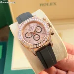 Rolex Daytona 126535TBR Rose Gold Sundust Diamond Dial Diamond Bezel - Image 5