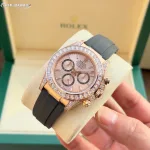 Rolex Daytona 126535TBR Rose Gold Sundust Diamond Dial Diamond Bezel - Image 6