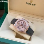Rolex Daytona 126535TBR Rose Gold Sundust Diamond Dial Diamond Bezel - Image 7
