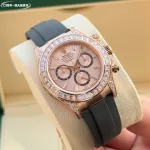 Rolex Daytona 126535TBR Rose Gold Sundust Diamond Dial Diamond Bezel - Image 8
