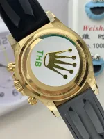 Rolex Daytona 126518LN Yellow Gold Turquoise Dial Oysterflex (2025) - Image 14