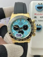 Rolex Daytona 126518LN Yellow Gold Turquoise Dial Oysterflex (2025) - Image 6
