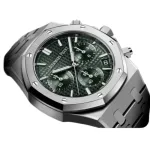 Audemars Piguet Royal Oak 26240ST.OO.1320ST.04 Selfwinding Chronograph ’50th Anniversary’ Stainless Steel Khaki Green Dial - Image 6