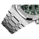 Audemars Piguet Royal Oak 26240ST.OO.1320ST.04 Selfwinding Chronograph ’50th Anniversary’ Stainless Steel Khaki Green Dial - Image 7