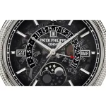 Patek Philippe Grand Complications 6159G-001 Perpetual Calendar Moon Phases White Gold Smoked Sapphire Dial (2025) - Image 3
