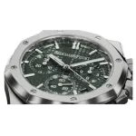 Audemars Piguet Royal Oak 26240ST.OO.1320ST.04 Selfwinding Chronograph ’50th Anniversary’ Stainless Steel Khaki Green Dial - Image 2