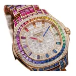 Patek Philippe Aquanaut 5260/1455R-001 ‘Haute Joaillerie’ Rainbow Gemstones and Diamonds - Image 6