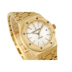 Audemars Piguet Royal Oak Selfwinding 15450BA.OO.1256BA.01 Yellow Gold White Dial - Image 3