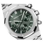 Audemars Piguet Royal Oak 26240ST.OO.1320ST.04 Selfwinding Chronograph ’50th Anniversary’ Stainless Steel Khaki Green Dial - Image 4